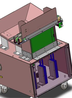 多推板提升机非标自动化三维机械3D图纸设计solidworks模型素材