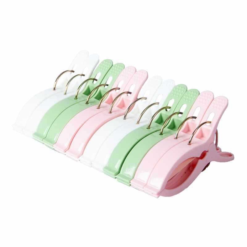 美曼中号夹晾衣夹家用蚊帐夹子固定塑料晒衣防风夹衣服夹子晾