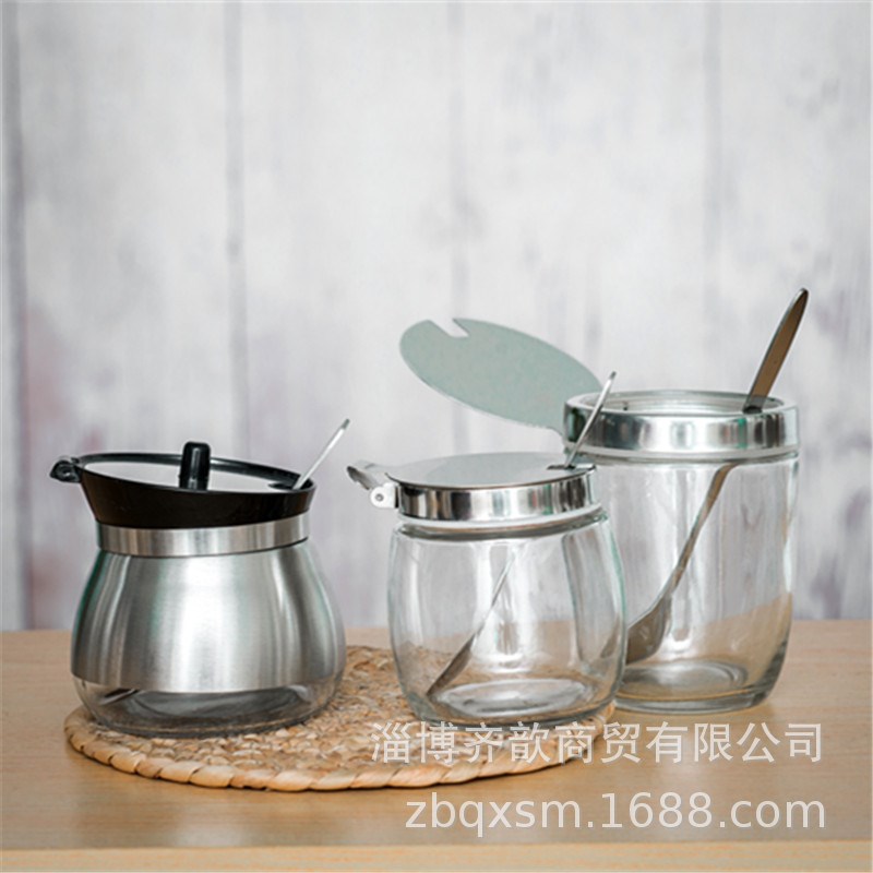 盐味精子子勺子调料盒子