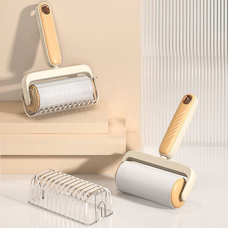 家用简约粘毛器衣服除灰粘毛客厅沙发可撕式替换纸芯滚筒粘毛器