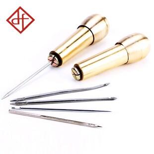 补鞋 缝包锥子优质铜锥子铜钩针修鞋 工具直钩弯钩 底上鞋 纳鞋