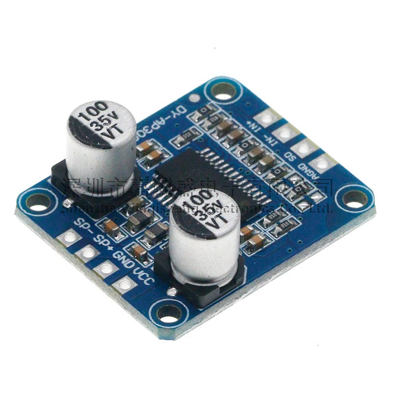 10W/20W/30W大功率功放模块D类数字功放板12V/24V供电DY-AP3001