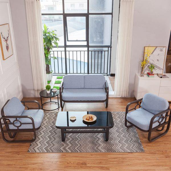 北欧户外沙发样板房阳光房现代简约单人室外庭院阳台铁艺沙发组合,住宅家具,户外沙发,淘宝优惠券,粉丝福利购,淘宝优惠卷