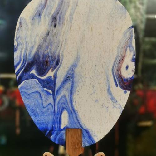 大漆漂流漆/葫芦团扇竹子漆器