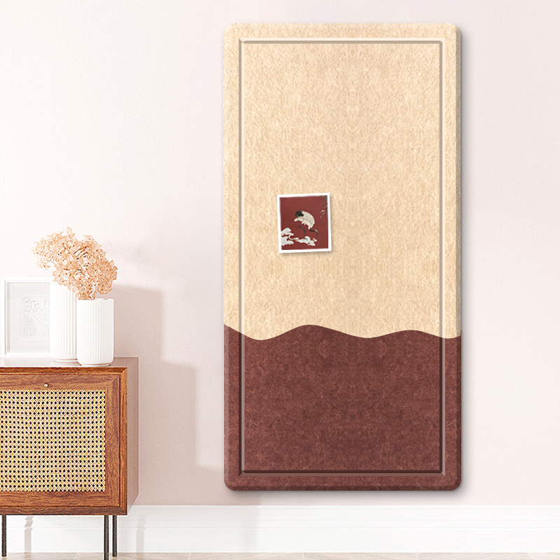 北欧轻奢玄关卧室办公室背景壁饰超大客厅照P片墙耐用保暖软木板