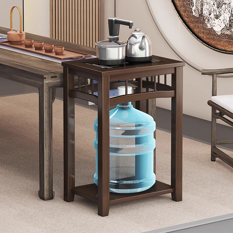 可移动茶水架沙发边几茶几茶桌y侧边柜泡茶台烧水壶一体水桶置物