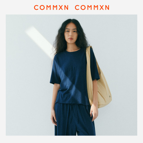 COMMXN·微风棉麻宽松T恤休闲宽松简约百搭短袖2026夏季新款女装