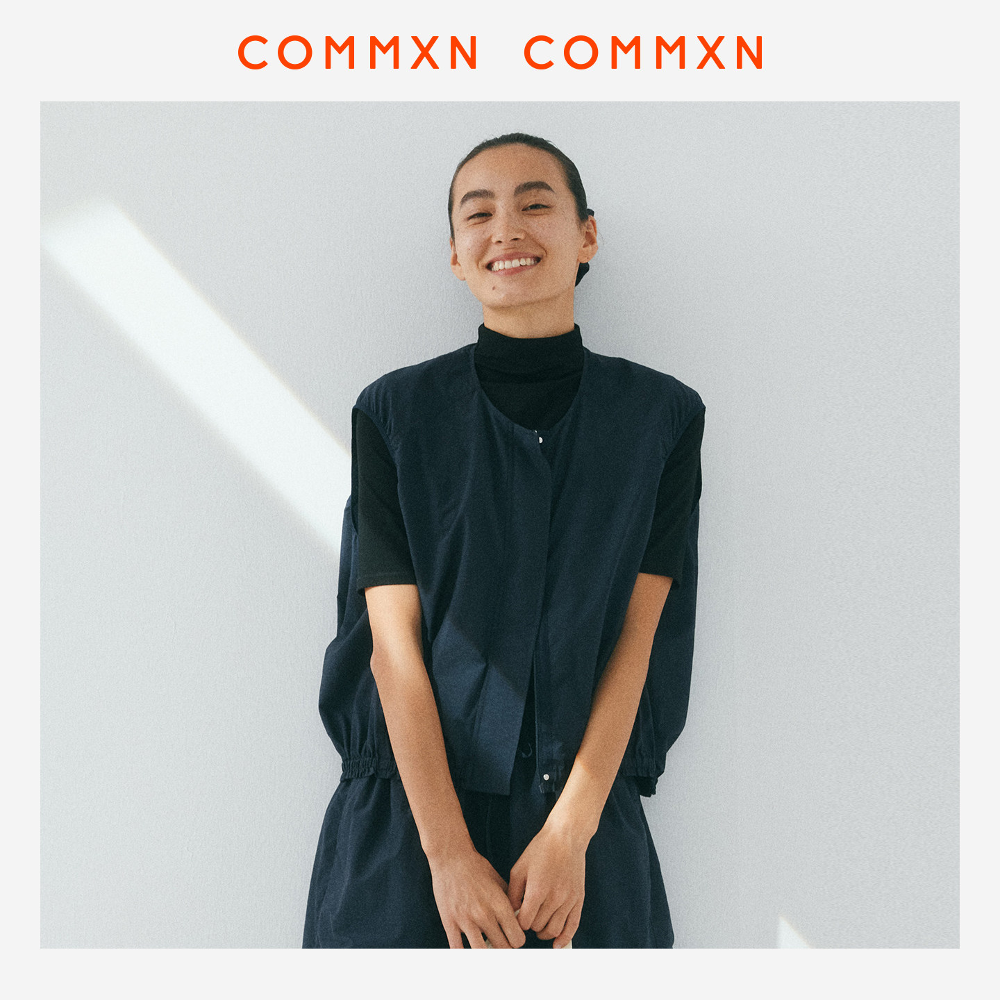COMMXN·轻壳背心上衣春季新款