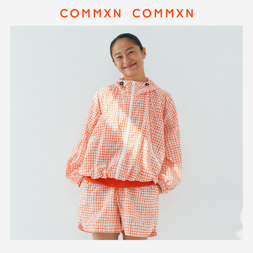 COMMXN·轻壳格纹气球夹克新款