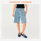 女装 COMMXN·原色牛仔短裤 新款 2025春季 休闲日常简约直筒五分裤