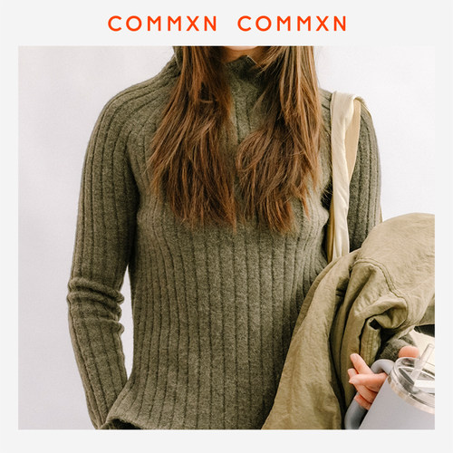 COMMXN·漫步针织连帽衫休闲简约