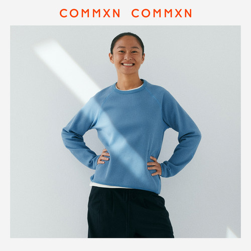 COMMXN·律动华夫格长袖上衣