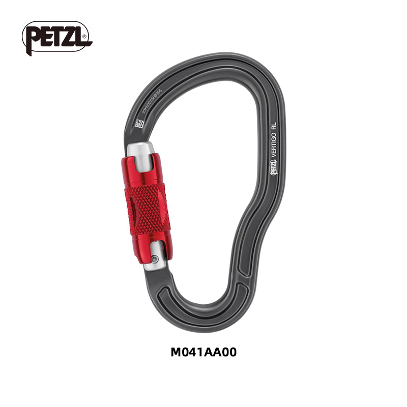 PETZL攀索 VERTIGO/M041绳索救援登山攀岩飞拉达牛尾挽锁快开主锁