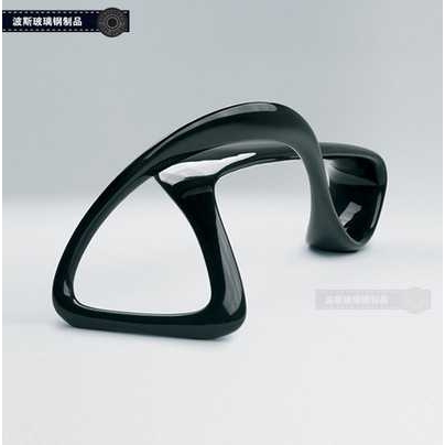 长凳美陈椅商场创意椅子简约现代玻璃钢凳子异形凳休闲回旋蜻蜓椅