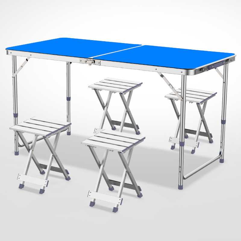 户外折叠桌子摆摊地推桌椅折叠便携式餐桌家用铝合金简易地摊桌子