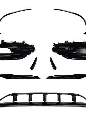 适用奔驰A级 W176 2016-2018前杠包围前唇风刀A45 AMG前风刀改装