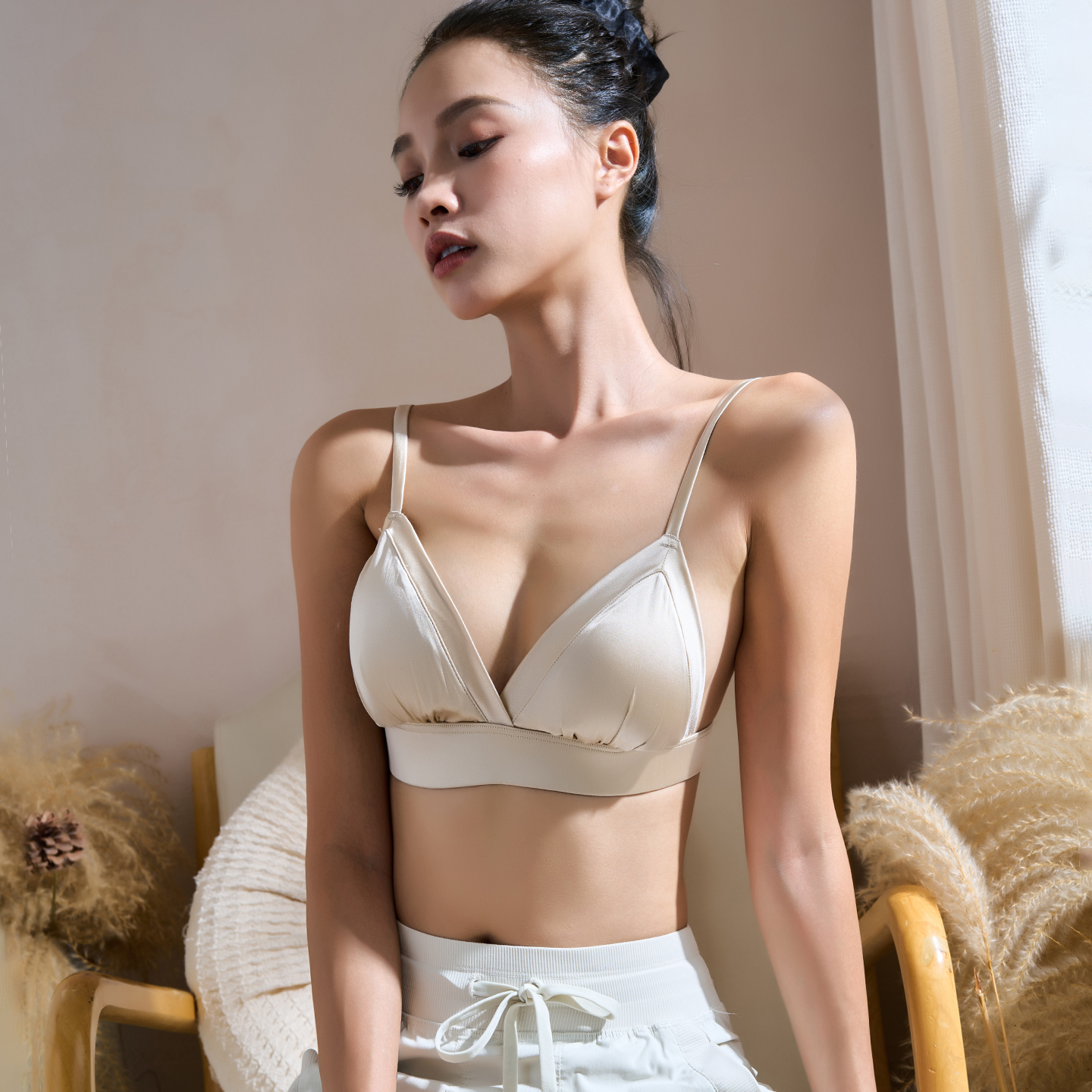 UNICORNHORNS缎面真丝法式内衣