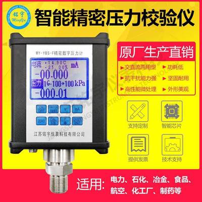 数字压力校验仪精密数字压力计数显标准表RS232485通讯实验室计量