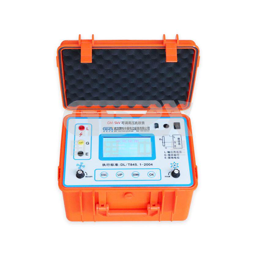 可调高压数字兆欧表GM-5kV/数字式兆欧表/数显绝缘电阻测试仪