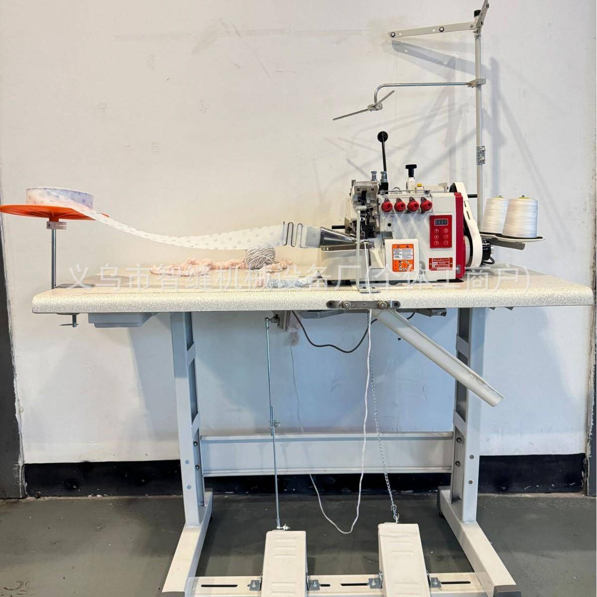 头花头圈密拷锁边机直驱包缝机四线747锁边机