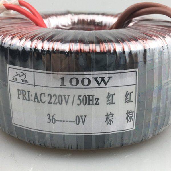 100W环形变压器220V转36V自动化设备配件/全铜电源单相干式隔离牛