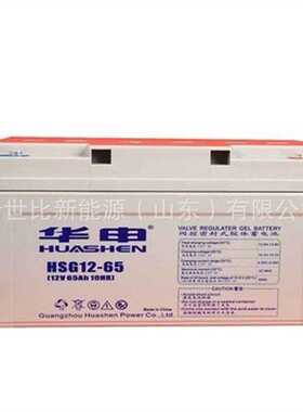 HUASE华申蓄电池HSG12-65现货12V6H太阳能、风能发电储能系统