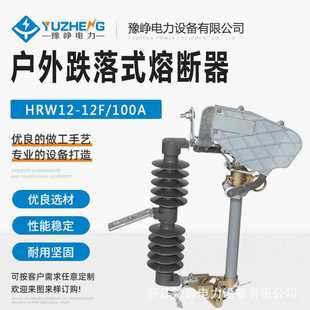 跌落式 HRW12 10KV户外高压熔断器 100A 熔断器带灭弧 12F