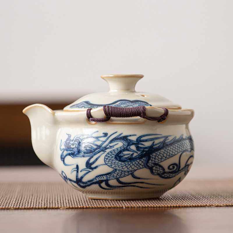 晨翔汝窑龙纹手抓壶盖碗茶杯茶盘防烫泡茶碗开片高端功夫茶具套装,电子元器件市场,其它元器件,淘宝优惠券,粉丝福利购,淘宝优惠卷