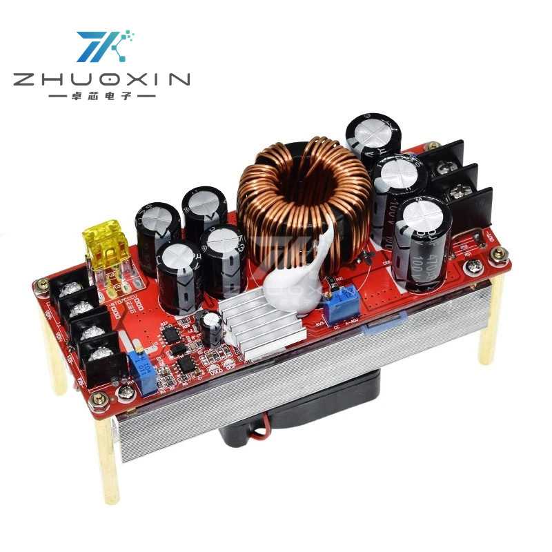 1500W 30A DC-DC升压恒压恒流可调电源模块12-60V升12-90V