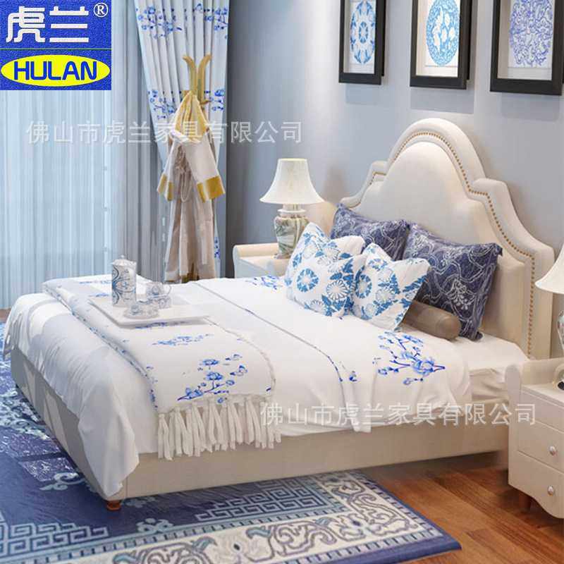 儿童床轻奢美式极简童床女孩男孩别墅大平层儿童家具软包皮床,电子元器件市场,其它元器件,淘宝优惠券,粉丝福利购,淘宝优惠卷