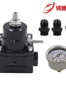 黑色AN8 AN6喷油压力调节器套件，带0-160psi油表8AN EFI
