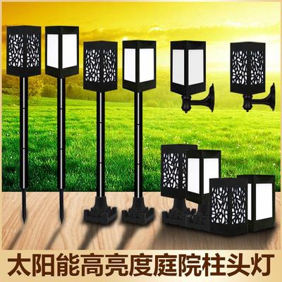 超亮太阳能柱头灯室外庭院围墙灯大门柱子户外防水家用别墅墙头灯