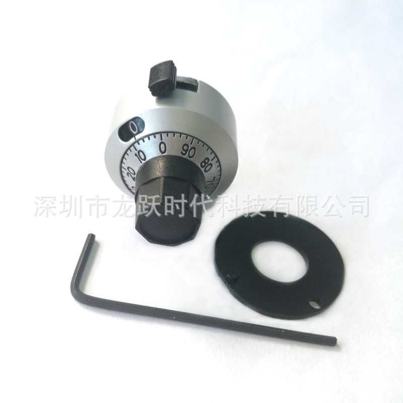 H-22-6A孔6.35MM电位器帽子BOURNS配3590电位器带数字刻度盘旋钮