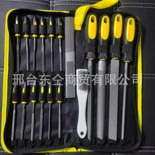 南和东仝锉刀钢锉金属木工打磨工具矬子挫刀钳工扁锉圆什锦锉套装