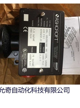 ASHCROFT 雅斯科压力开关 B424V 100PSI 全新原装现货实物拍摄