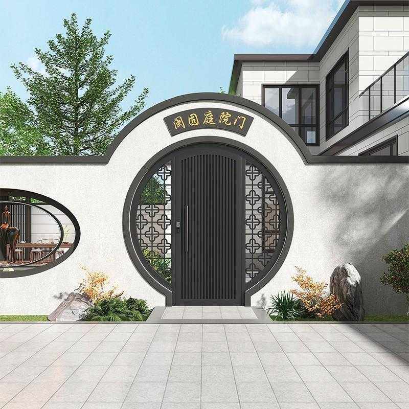法式铁艺户外庭院门别墅花园门乡镇院子铝合金大门民宿花园单双门,电子元器件市场,其它元器件,淘宝优惠券,粉丝福利购,淘宝优惠卷
