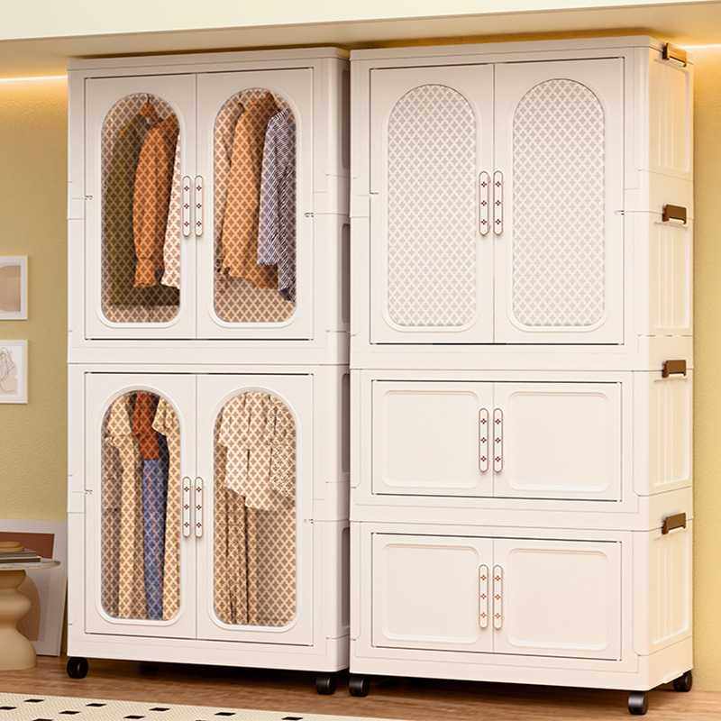 收纳柜子储物柜家用塑料可折叠多层杂物简易衣柜婴儿衣服宝宝衣柜,电子元器件市场,其它元器件,淘宝优惠券,粉丝福利购,淘宝优惠卷