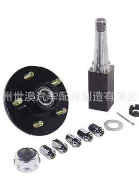 5孔3500磅轮毂轴头轮毂单元拖车轴头房车拖车哈巴头价优46210BFSS