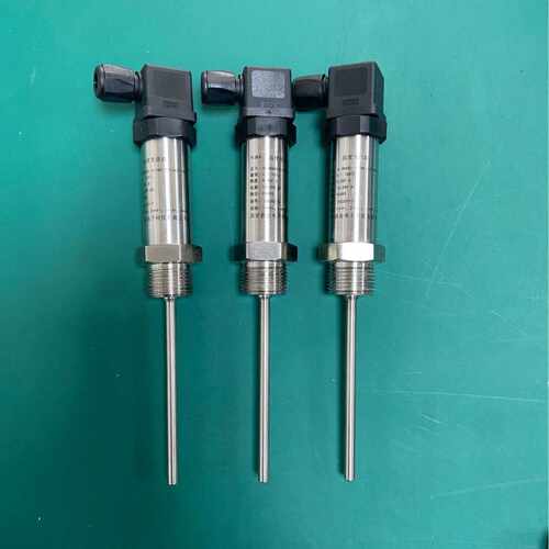 小型插入式温度变送器传感器测温探头Pt100热电阻4-20mA/0-5V