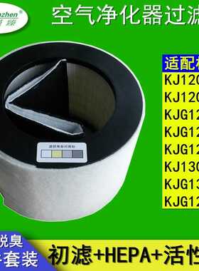 适配亚都空气净化器KJ120滤芯KJ130/KJG1201S/KJG1202/KJF1282
