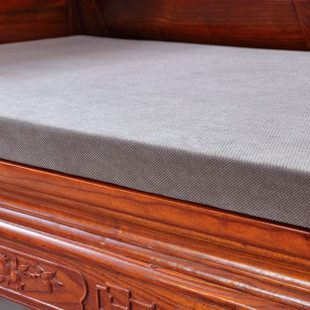 高密度实木沙发海绵坐垫中式 沙发坐垫联邦椅坐垫防滑坐垫可拆洗