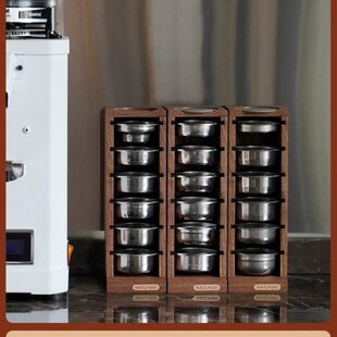 watchget粉碗架收纳存放架咖啡粉碗58mm工具器具盲碗分水网置物架