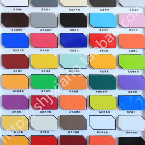 上海吉祥铝塑板4mm12丝高光黄外墙内墙广告门头背景幕墙装饰板