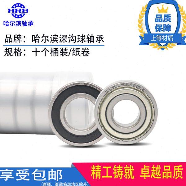 十个装 哈尔滨高速轴承6200 6201 6202 6203 6204 6205 6206ZZ/RS