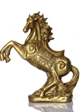 泰山慈航阁 铜马摆件十二生肖马摆件