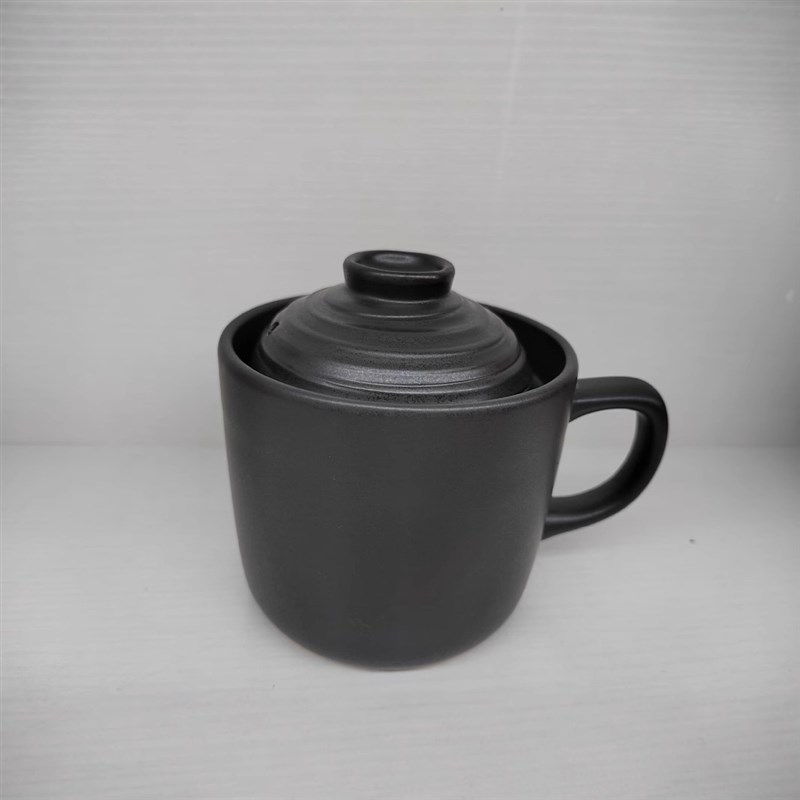微波加热快 经典k黑色 锅身无螺纹 魔法米饭锅 礼品陶瓷杯型饭煲