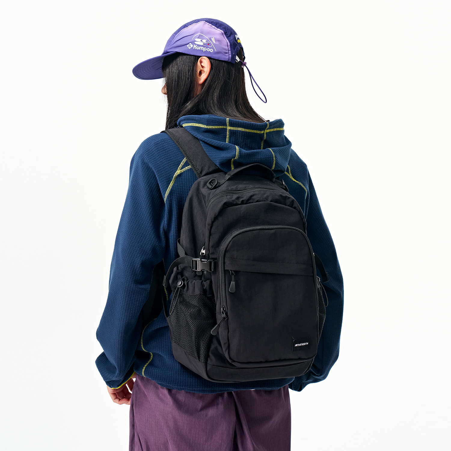 INTHESOUTH小众潮牌登山双肩包男旅行轻便大学生书包女高中初中生