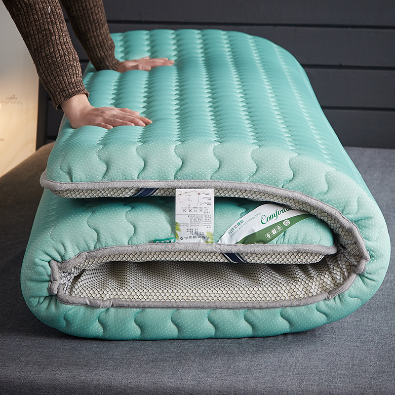 榻榻米床垫软垫家用单人宿舍防潮防滑可折叠Q乳胶海绵垫子可定制