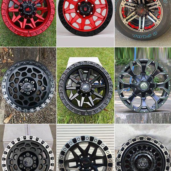 16 17 18寸越野皮卡负值改装轮毂适配坦克猎豹BJ40牧马人帕杰罗炮