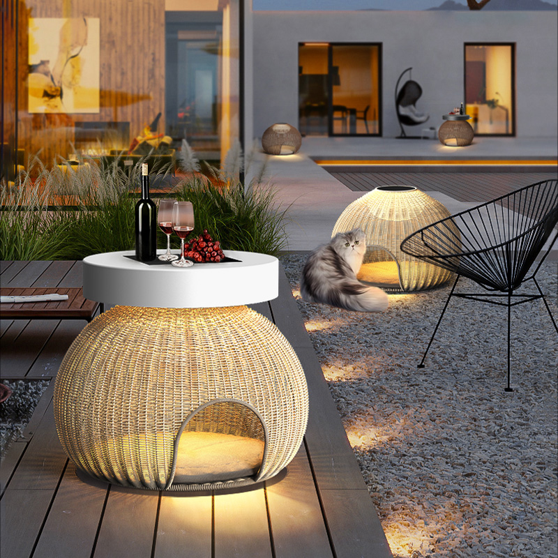 户外灯景a观庭院灯草坪灯防水太阳能灯猫窝灯别墅落地灯花园露台